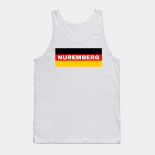 Nuremberg City in German Flag Tank Top